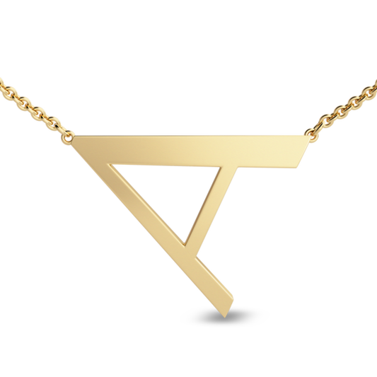 Oversized Initial Necklace