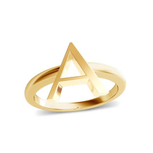 Metal Initial Ring