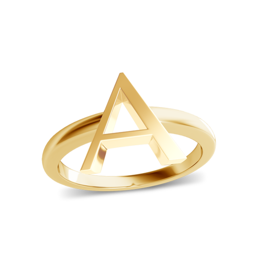 Metal Initial Ring