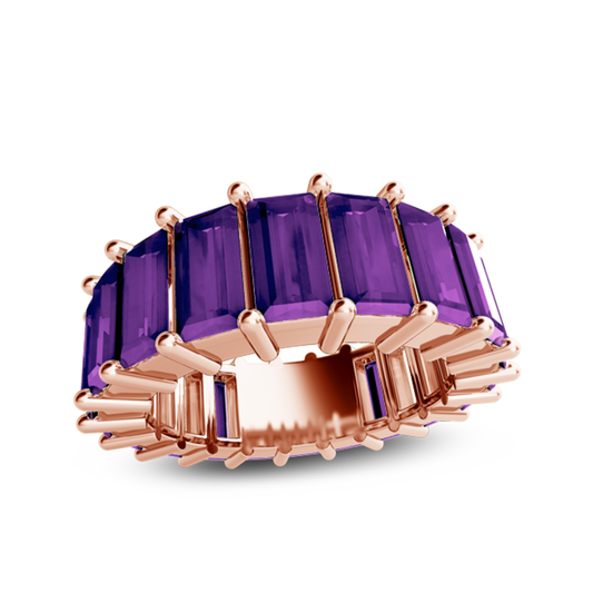 FOND NYC Baguette Eternity Band