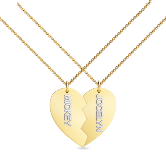 Best Friend Heart Pendant